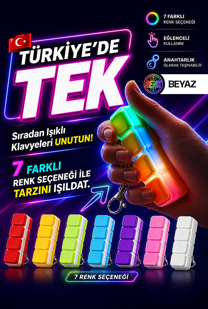 Tridex Işıklı Klavye Anahtarlık - 1