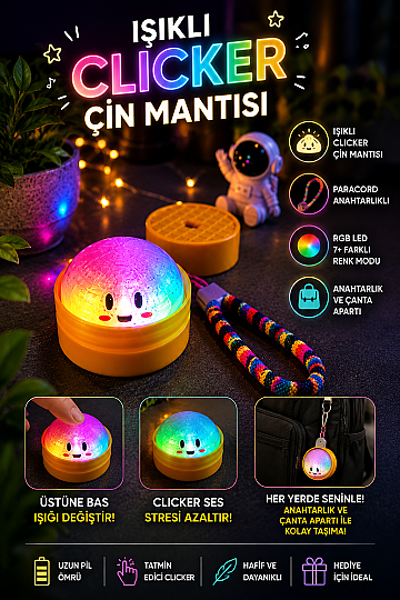 Tridex DumpliClick Işıklı Clicker Çin Mantısı